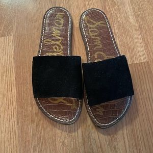 Black Slip On Sam Edelman Sandals